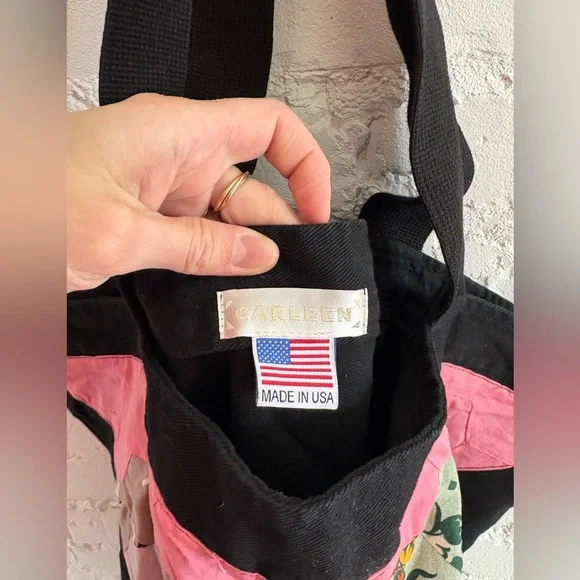 CARLEEN Upcycled Tote Bag - Picture 4 of 5